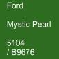 Preview: Ford, Mystic Pearl, 5104 / B9676.